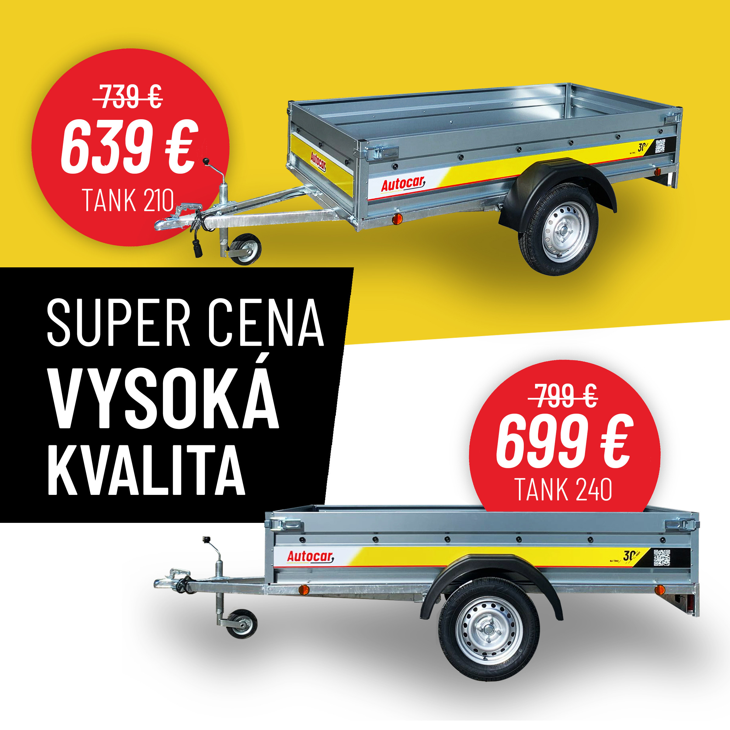 super cena prívesov